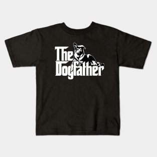 The Dogfather German Shepherd Kids T-Shirt